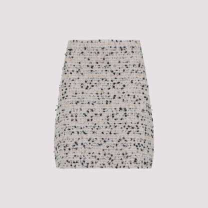 bouclé mini skirt-image-1