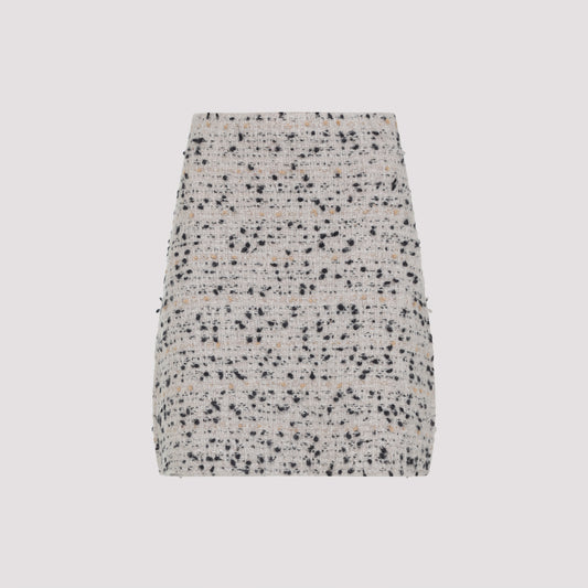 bouclé mini skirt-image-1