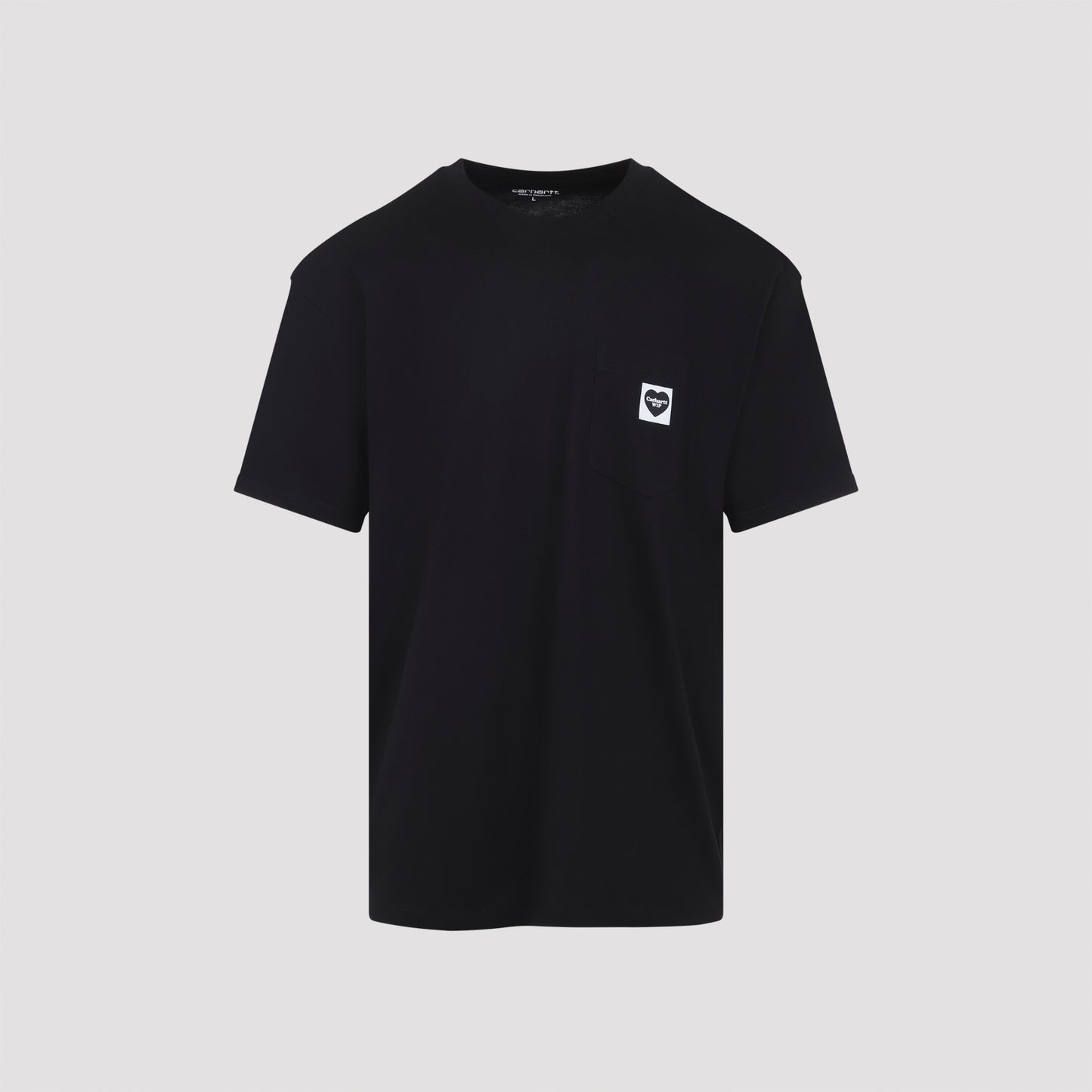 short sleeves pocket heart t-shirt-image-1