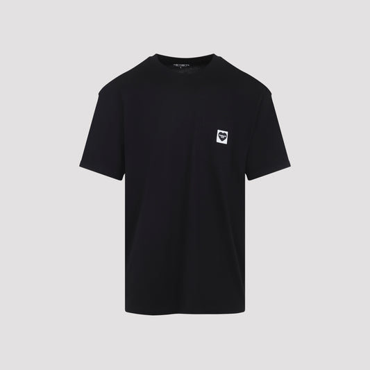 short sleeves pocket heart t-shirt-image-1