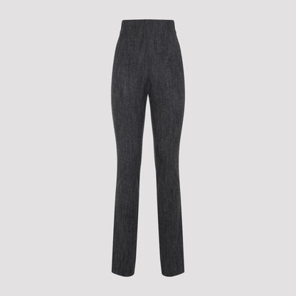 wool skinny pants-image-1