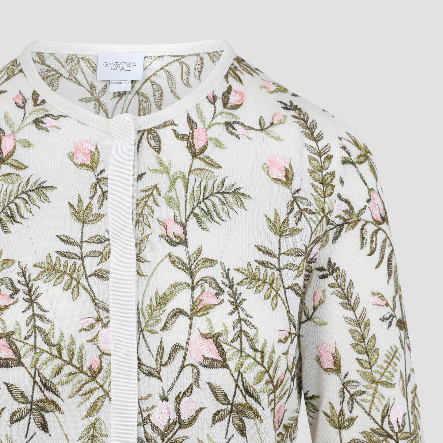 Ivory Cashmere and Silk Cardigan