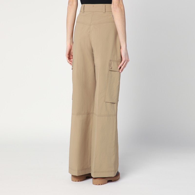 Beige Cargo Pants