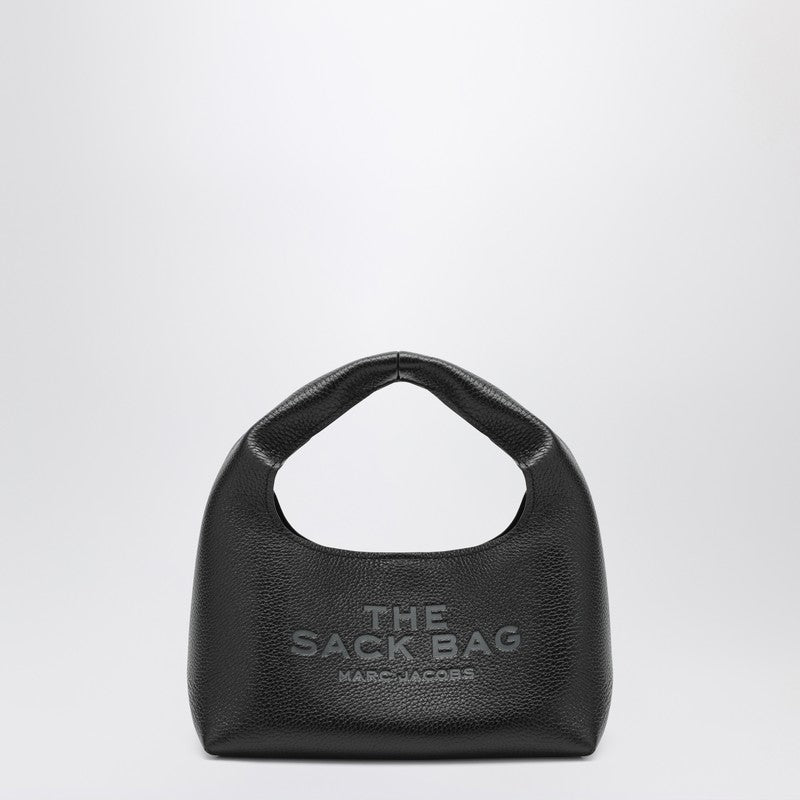 The Mini Sac Bag in black full-grain leather