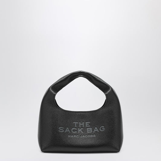 The Mini Sac Bag in black full-grain leather