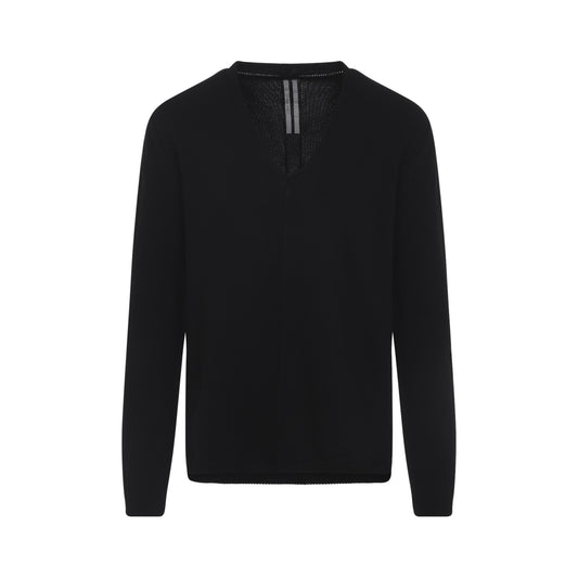 oversized extreme v-neck pullover-image-2