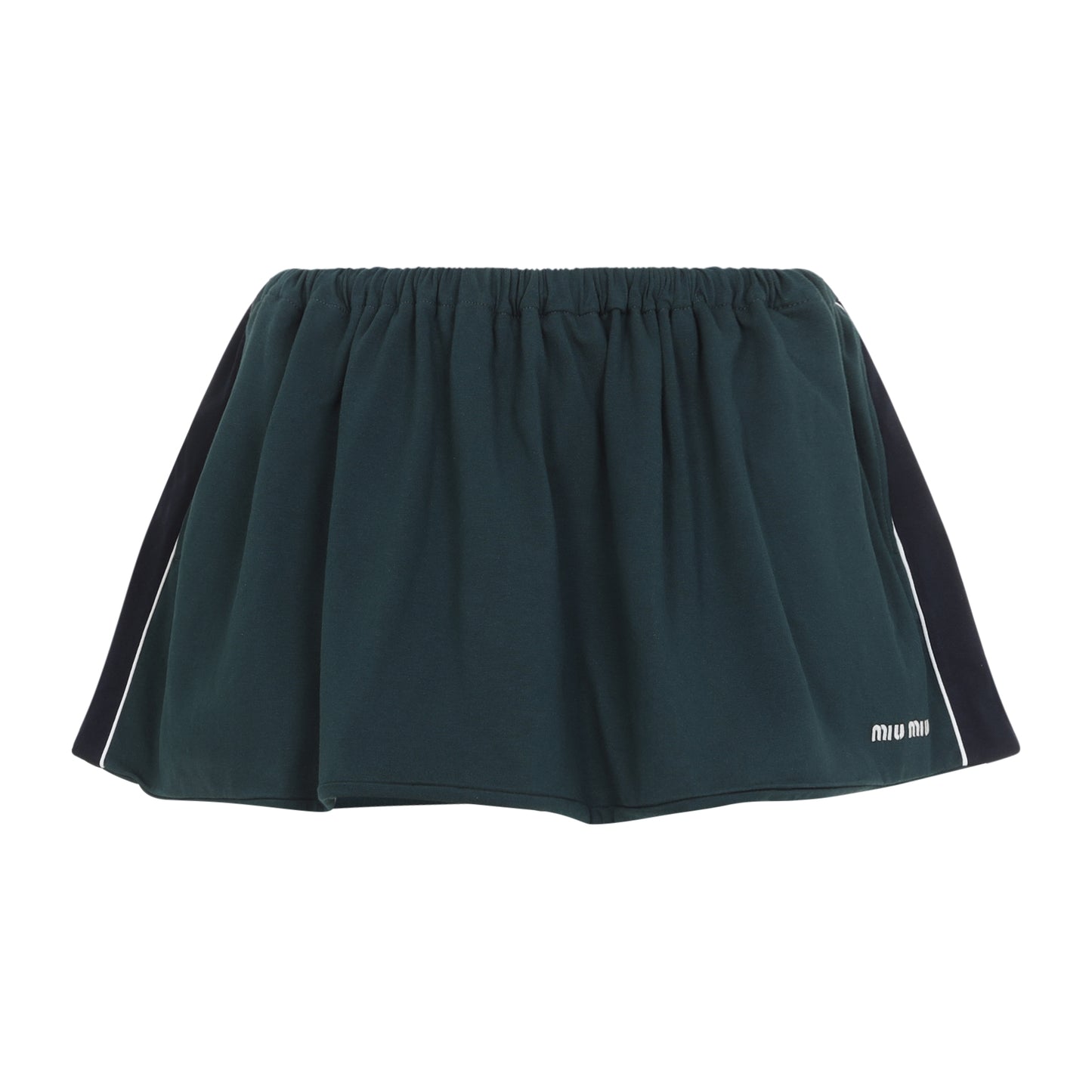 Bottle Green Cotton Skirt