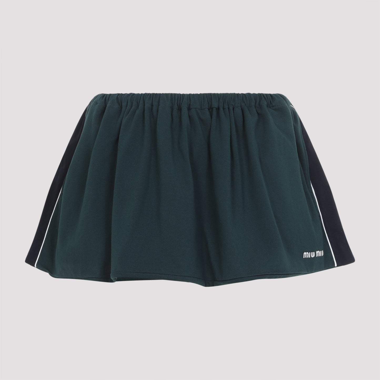 Bottle Green Cotton Skirt