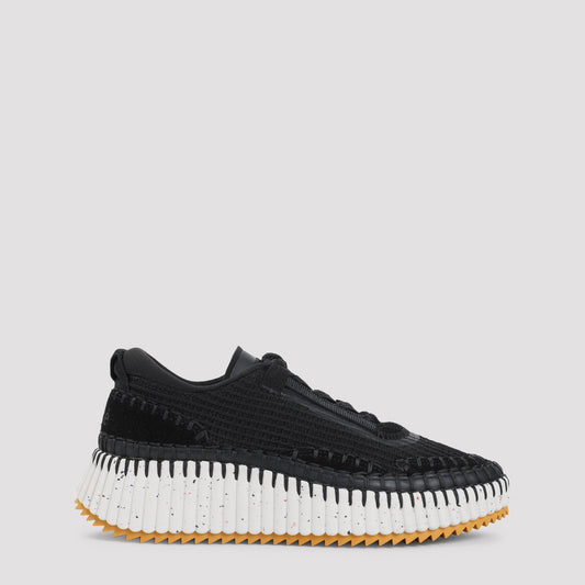 Black Nama sneakers in lower-impact mesh