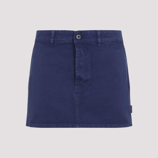 cotton mini skirt-image-1