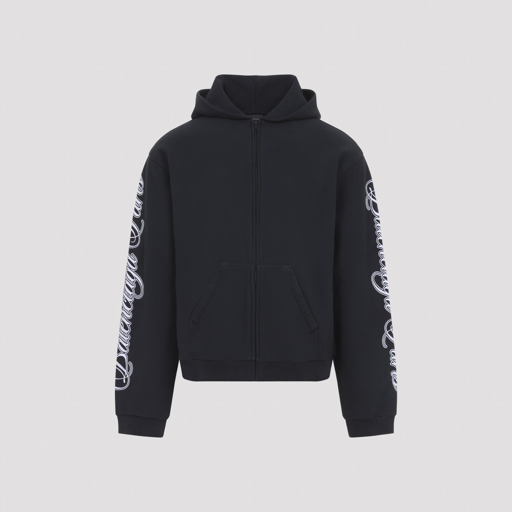 regular zip up hoodie-image-1