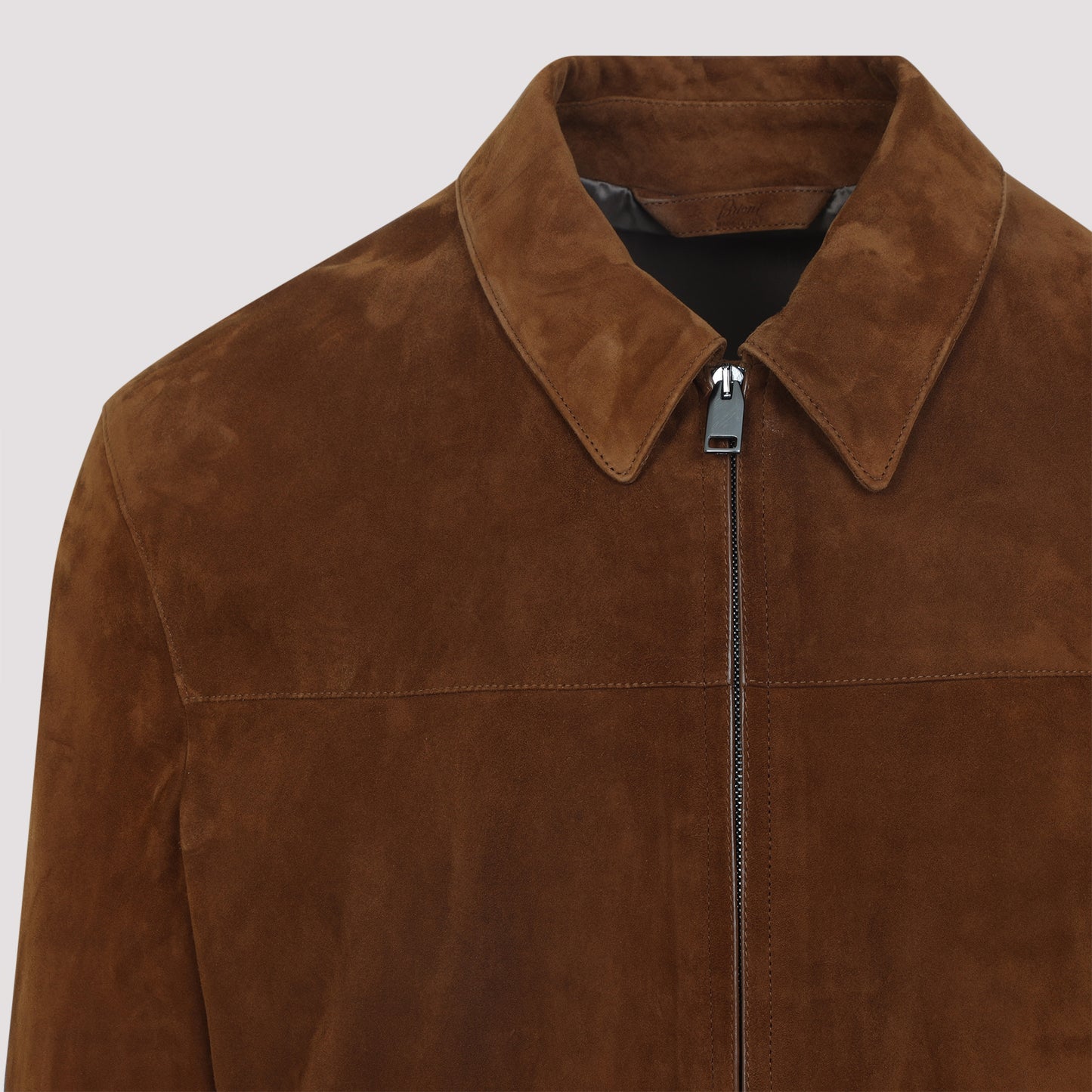 Brown Suede Leather Jacket