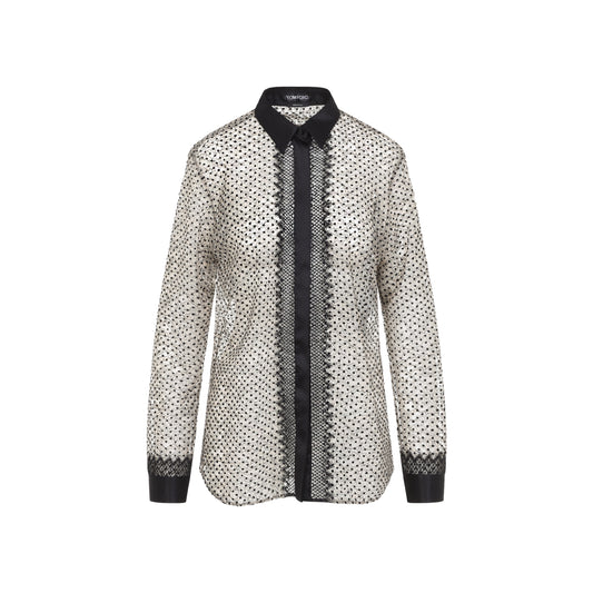 Flock Polka Dot Shirt