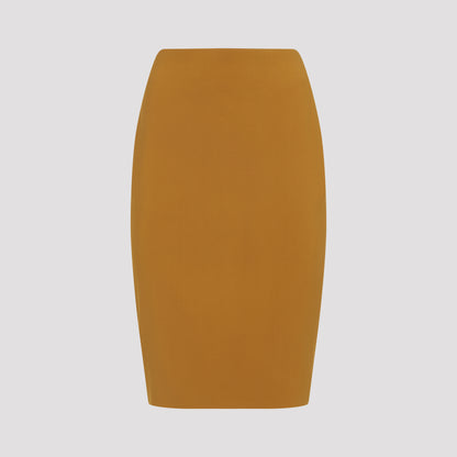 Ochre Yellow Skirt