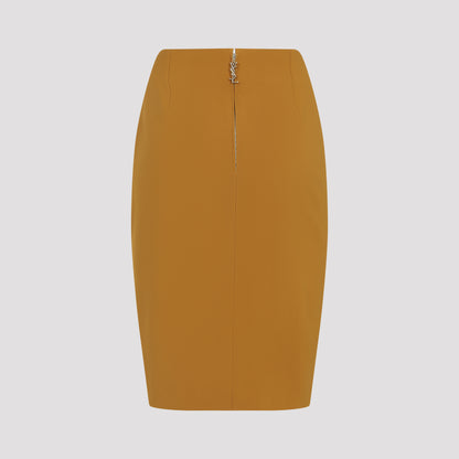 Ochre Yellow Skirt