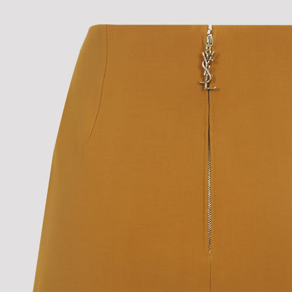 Ochre Yellow Skirt