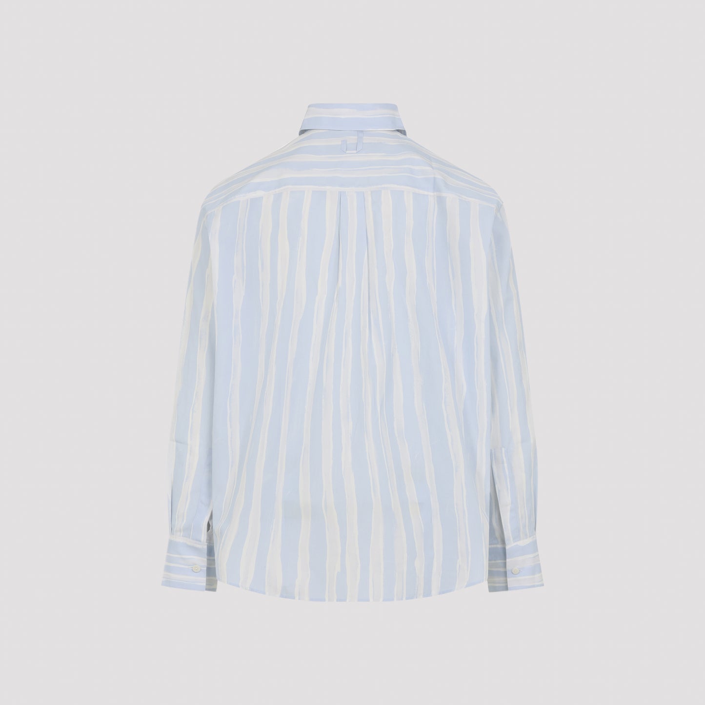 Beige and Light Blue The Camargue Cotton Shirt