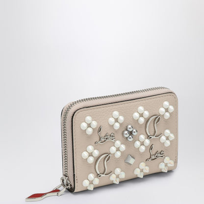 Panettone Coin Purse In Grained Calfskin And Spikes