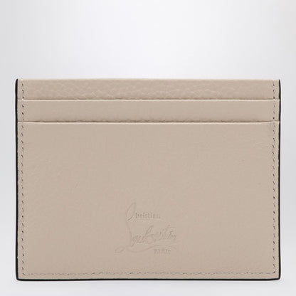 Kios Card Holder In Grained Calfskin And Spikes