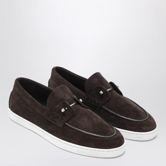 Chambeliboat loafers in Coffee-Coloured Suede