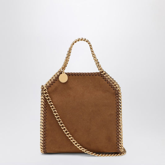 Brandy Coloured Micro Falabella Tote Bag