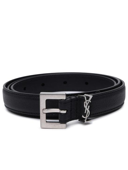 Leather belt