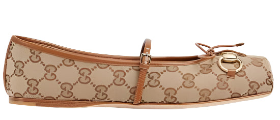 حذاء باليه مسطح على شكل حصان