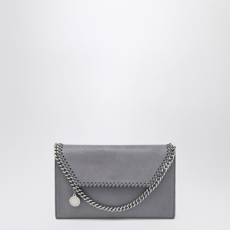 Falabella crossbody wallet bag in dark barolo