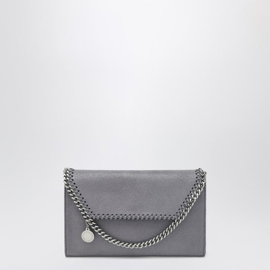 Falabella crossbody wallet bag in dark barolo