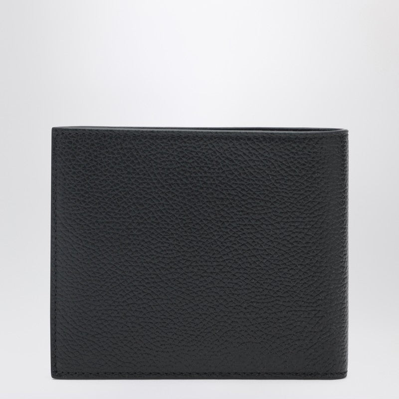 Black horizontal wallet with logo