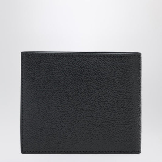 Black horizontal wallet with logo
