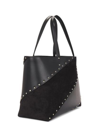 ROCKSTUD LEATHER TOTE BAG