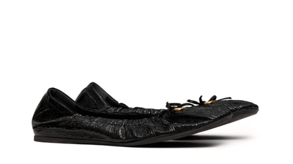 حذاء باليرينا مزين بشعار VLOGO