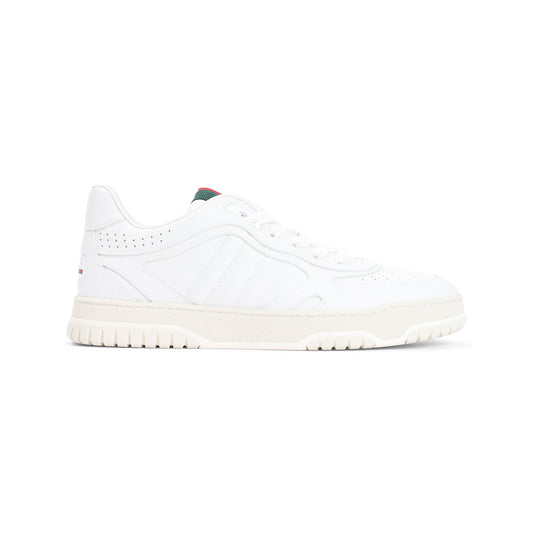 White Leather Re-Web trainers