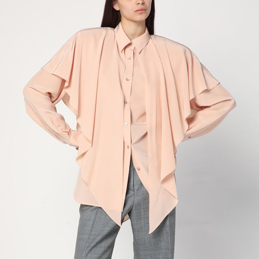 Pink Silk Shirt