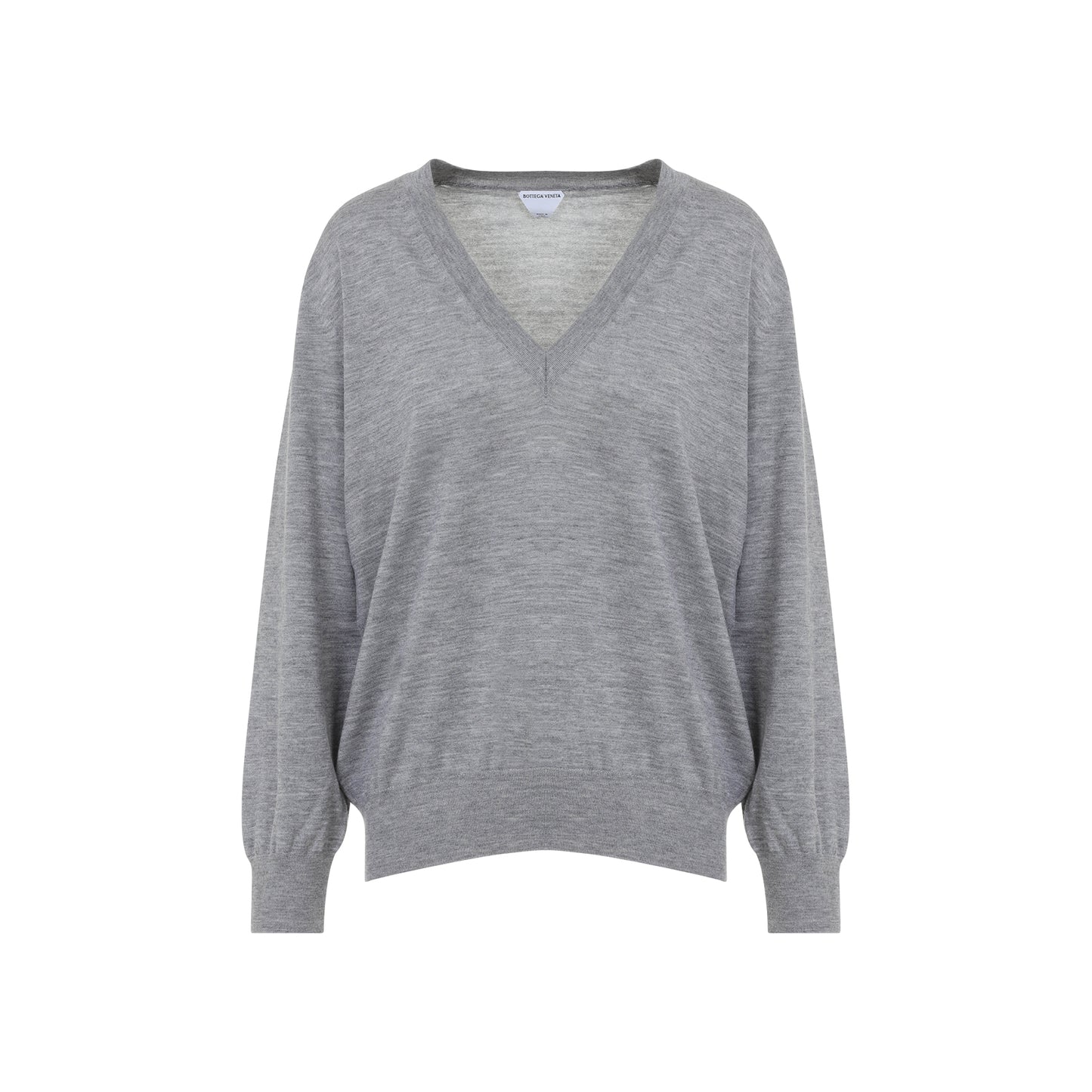 v neck cashmere sweater-image-2