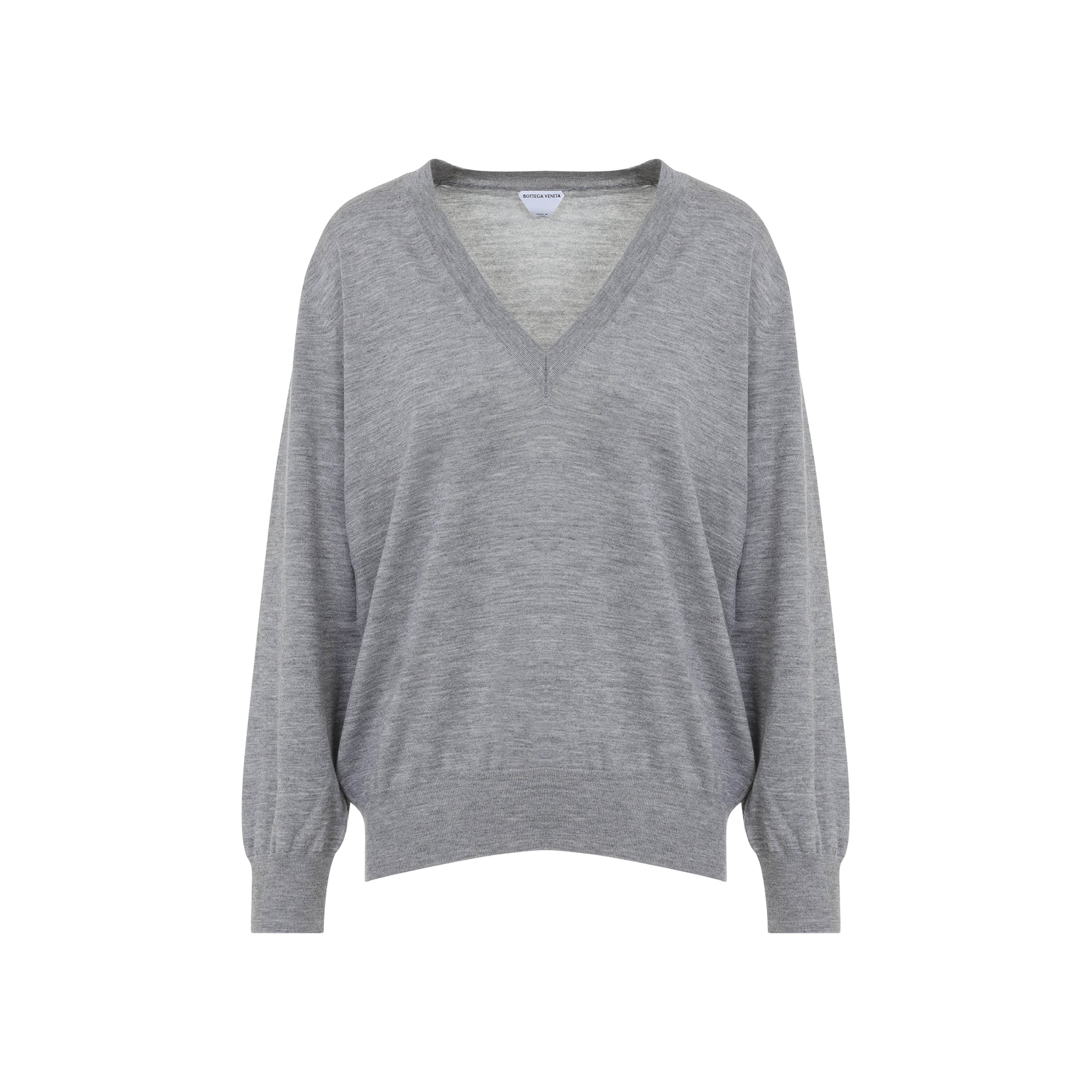 v neck cashmere sweater-image-2