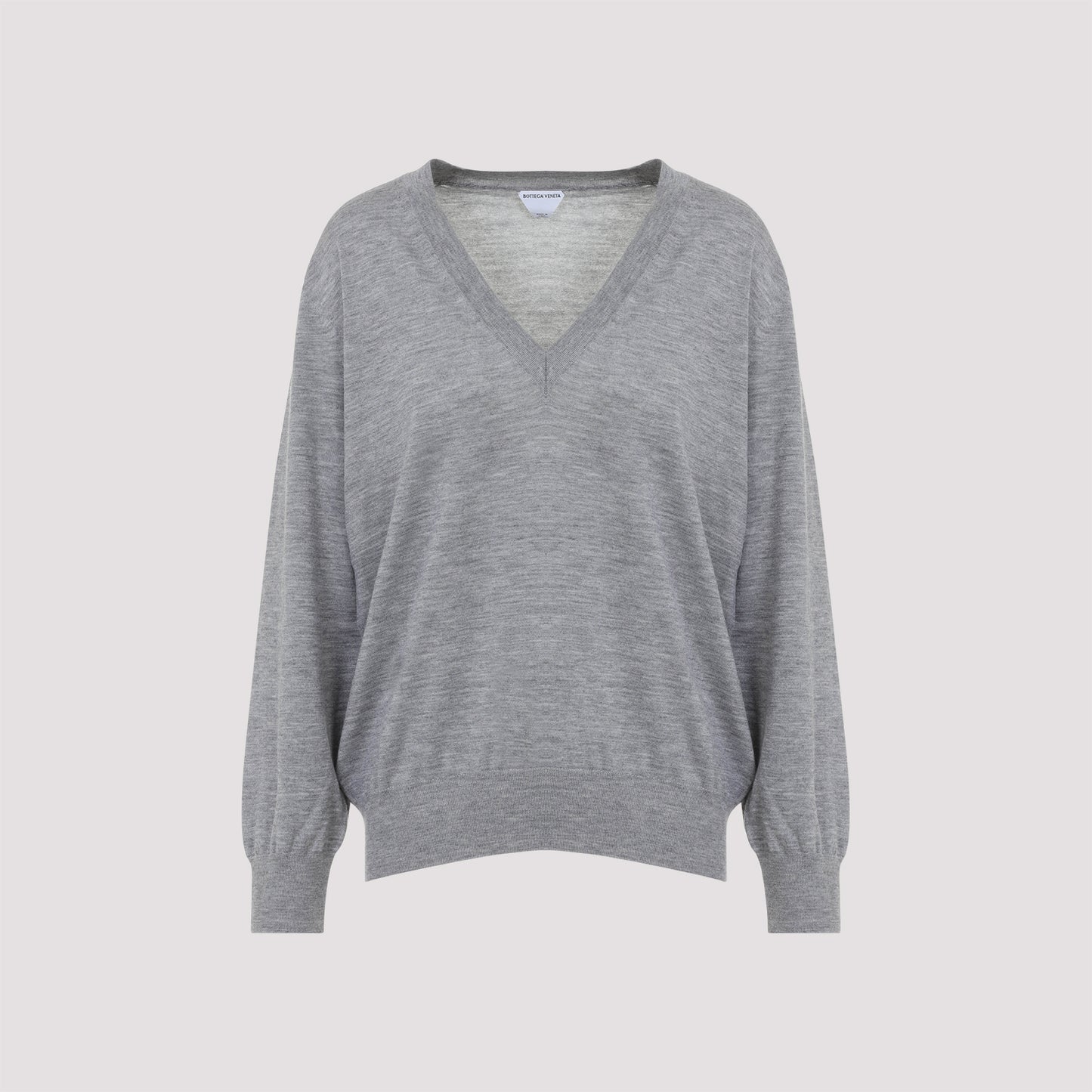 v neck cashmere sweater-image-3