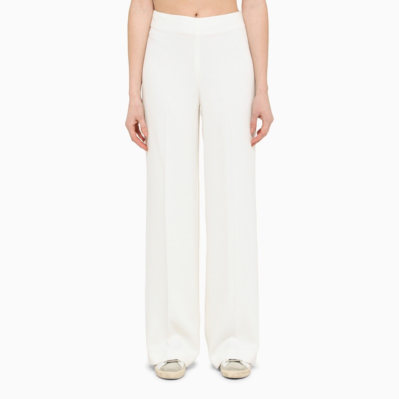 Wide Cream Trousers