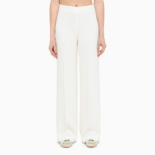 Wide Cream Trousers