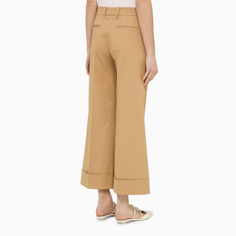 Desert-coloured cotton trousers