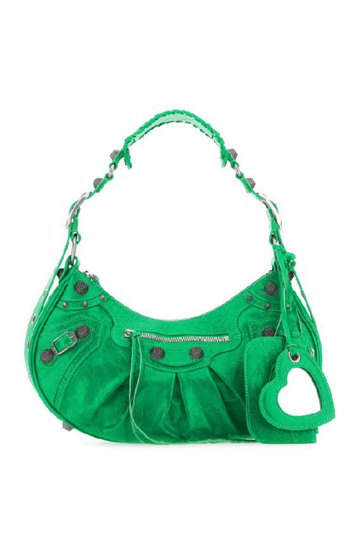 Balenciaga - Le Cagole green leather hobo bag 6713071VG9Y - buy