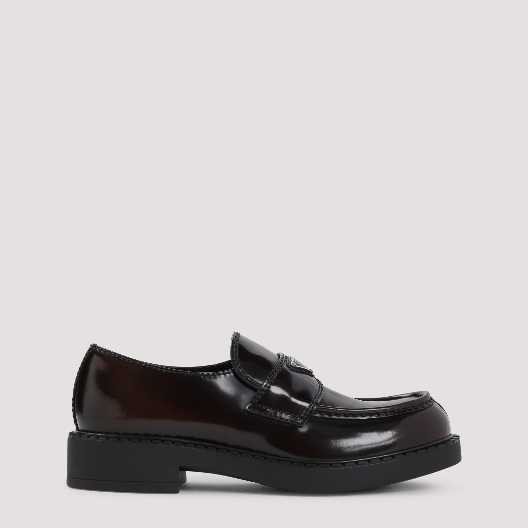 chocolate brushed loafers-image-1