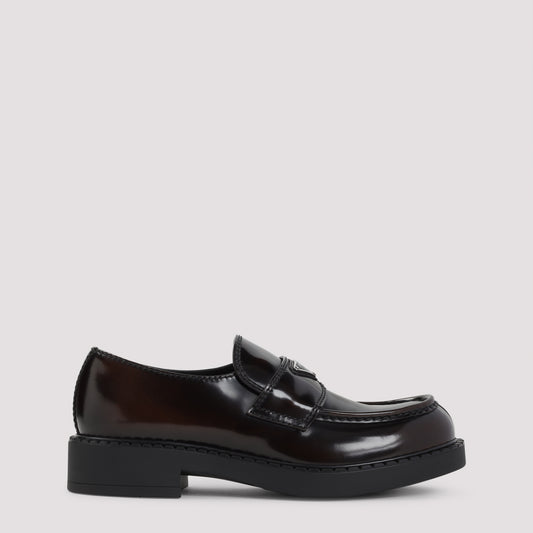 chocolate brushed loafers-image-1