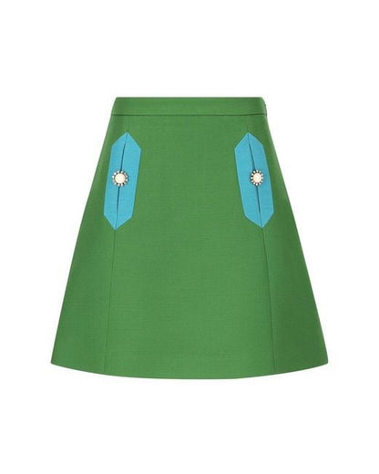 CREPE COUTURE SKIRT