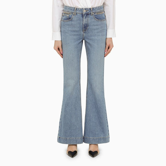 Falabella mid vintage blue wide leg jeans