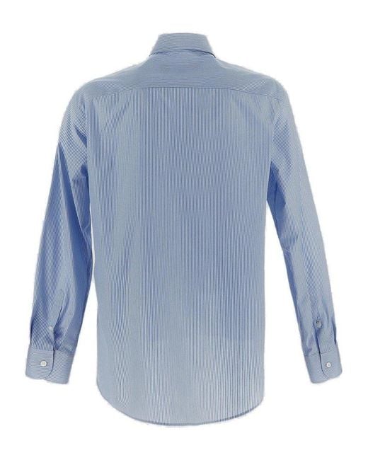 STRIPED BUTTON-UP SHIRT