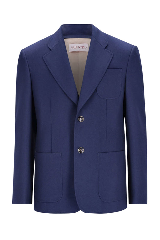 SINGLE-BREASTED WOOL JACKET