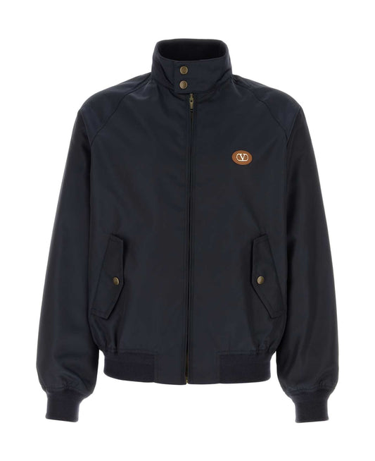 NYLON V LOGO JACKET