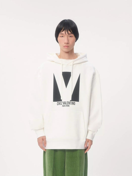 CHEZ PRINTED COTTON HOOD